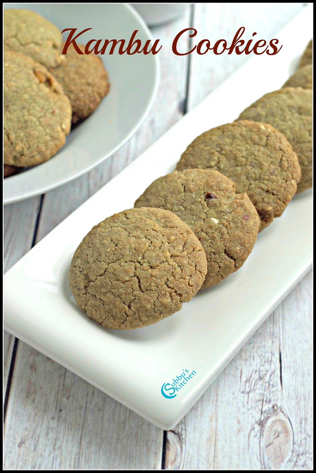 Pearl Millet Cookies Kambu Cookies Bajra Cookies Subbus Kitchen