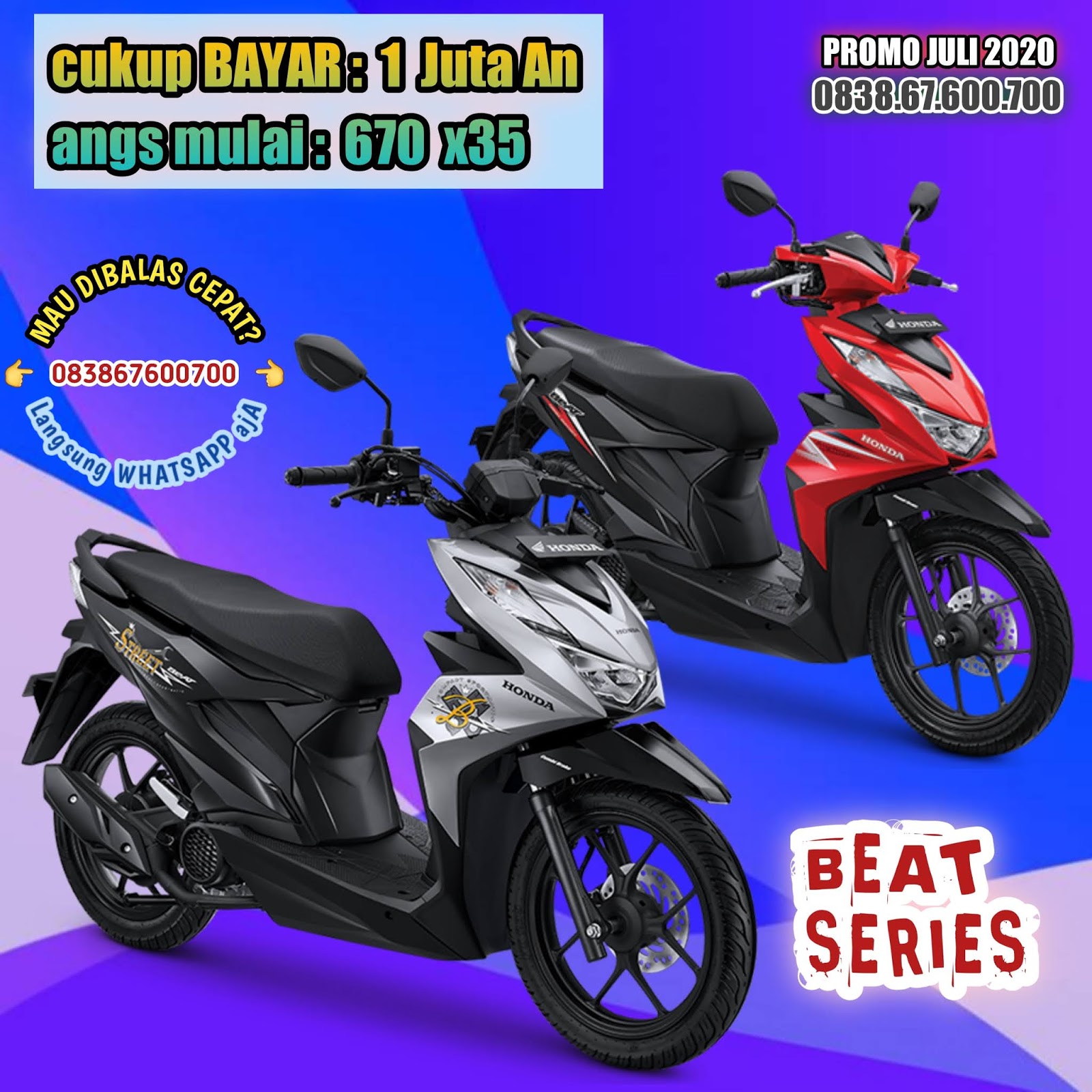 kredit agustus 2020 honda yogyakarta 083867600700