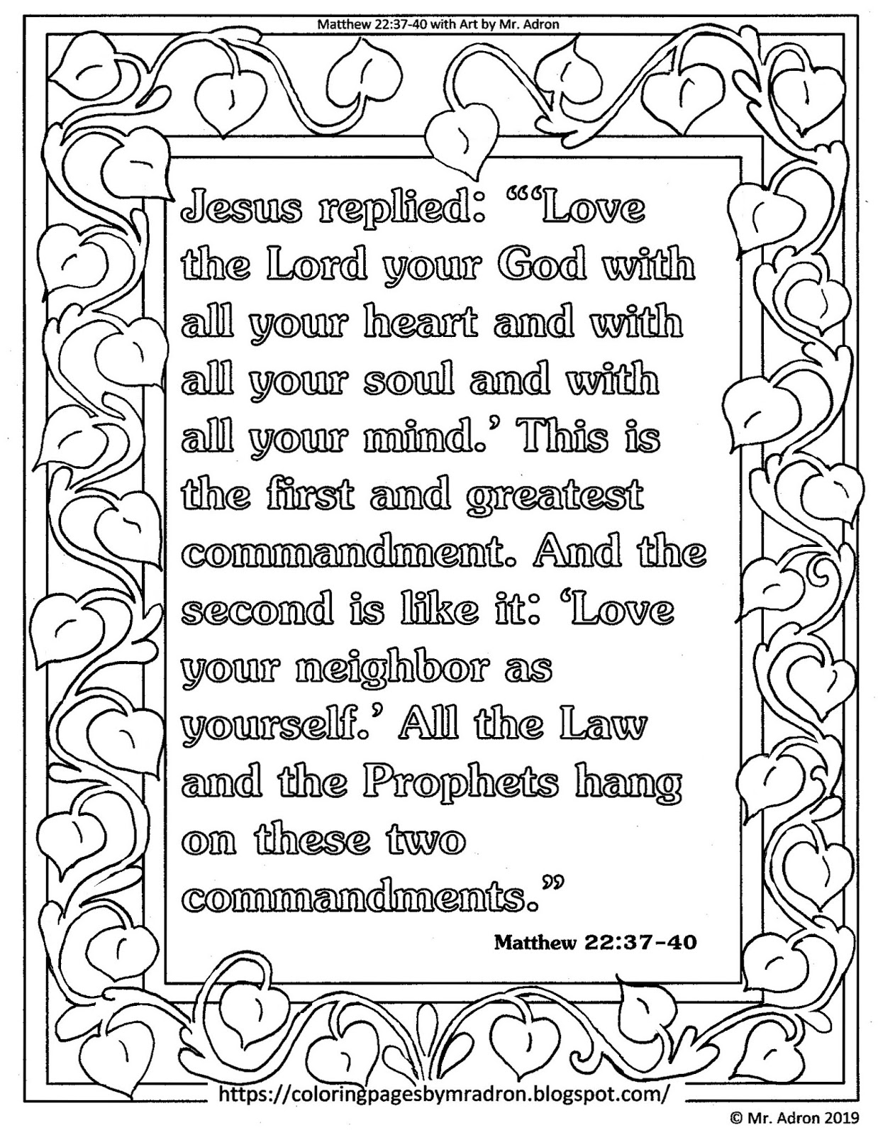 Free Printable Bible Pages Of Matthew 2