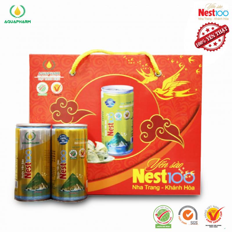 [Aquapharm] Nest100 Có Đường – Hộp 5 Lon 190ml