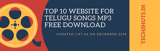 Top 10 Website for Telugu Songs Mp3 Free Download In India