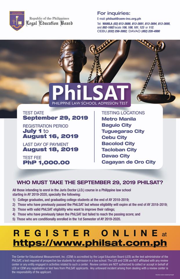 The Law Student Digest: Getting to know PhiLSAT The Law Student Digest: Getting to know PhiLSAT