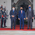 Presidente Abinader es recibido por su homólogo panameño en el Palacio Presidencial