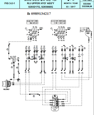 Thành phần mạch thủy lực Dong Yang 15 tấn SS3504-SS3506-SS3506M Thành phần mạch thủy lực Dong Yang 15 tấn SS3504-SS3506-SS3506M