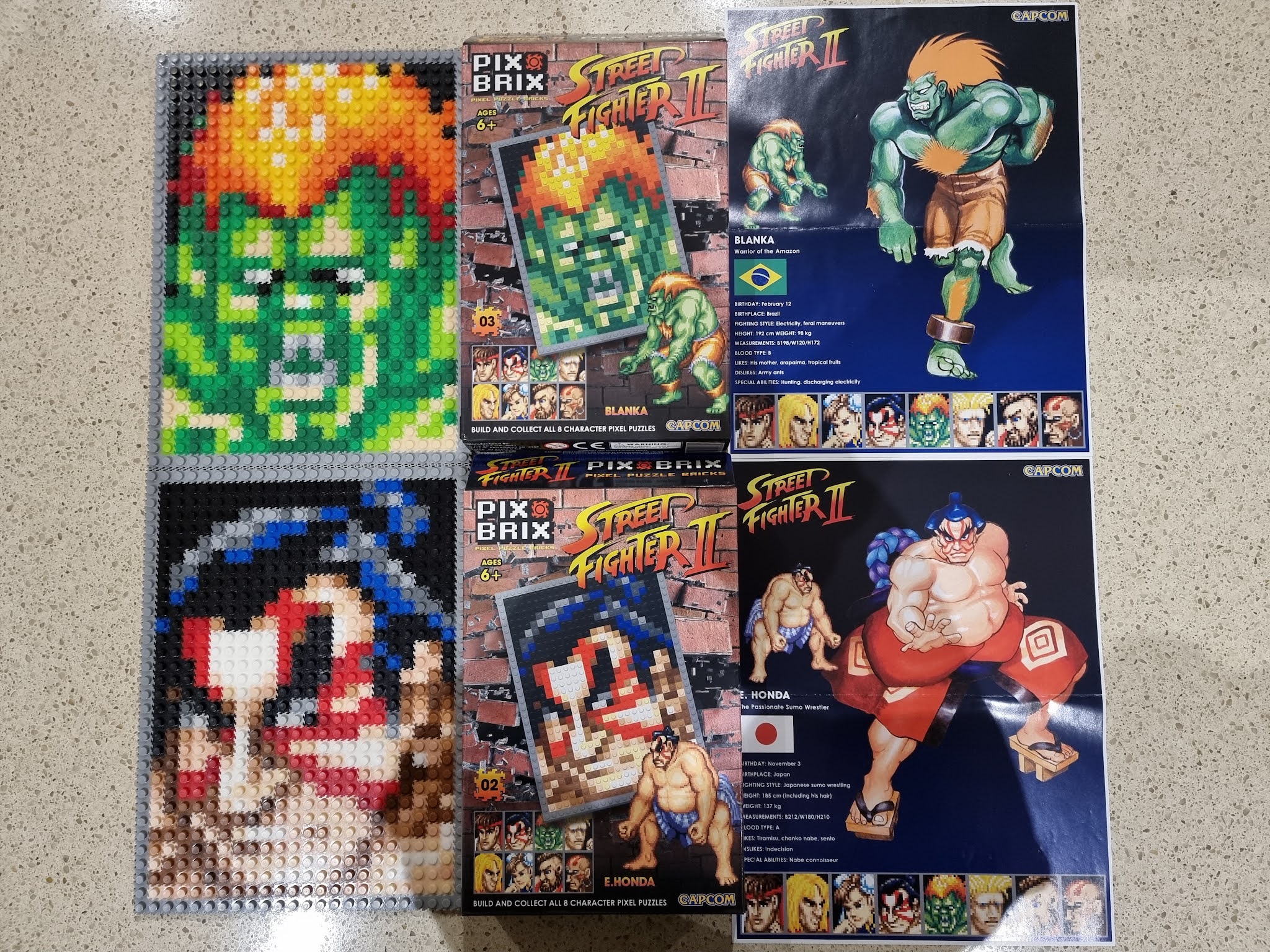 Street Fighter Character Sticker Sheet