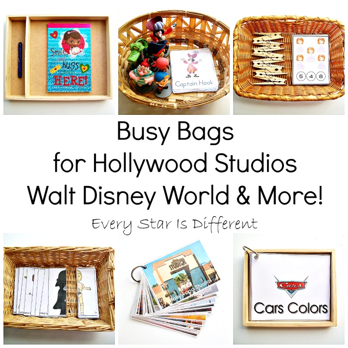 Busy Bags for Hollywood Studios Walt Disney World