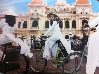 Vietnamese Girls cycling