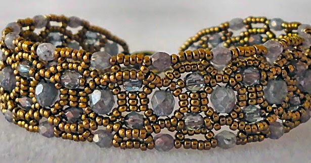 Linda's Crafty Inspirations: Bracelet of the Day: Canterbury - Stone ...