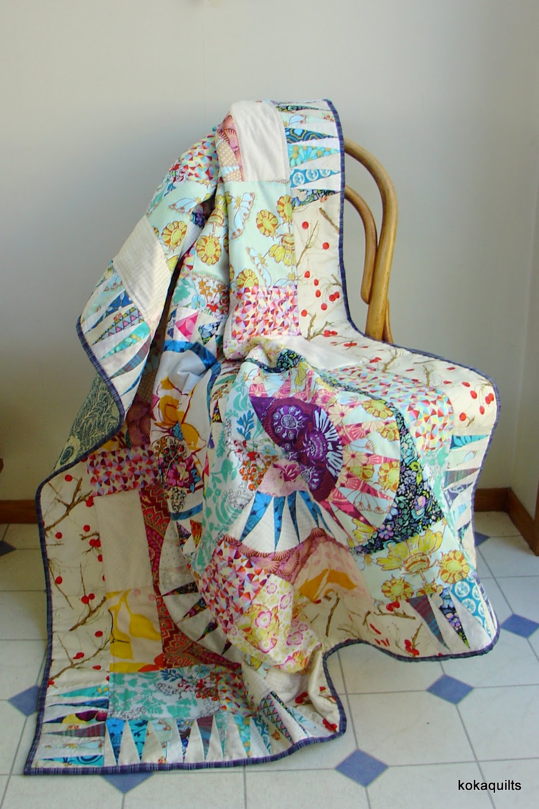 kokaquilts 'broken china mosaic' quilt