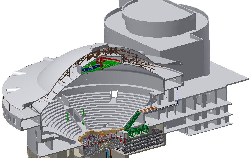 Цирк малая арена размеры чертеж проект