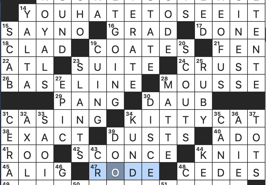 Visceral Crossword Clue - Try Hard Guides