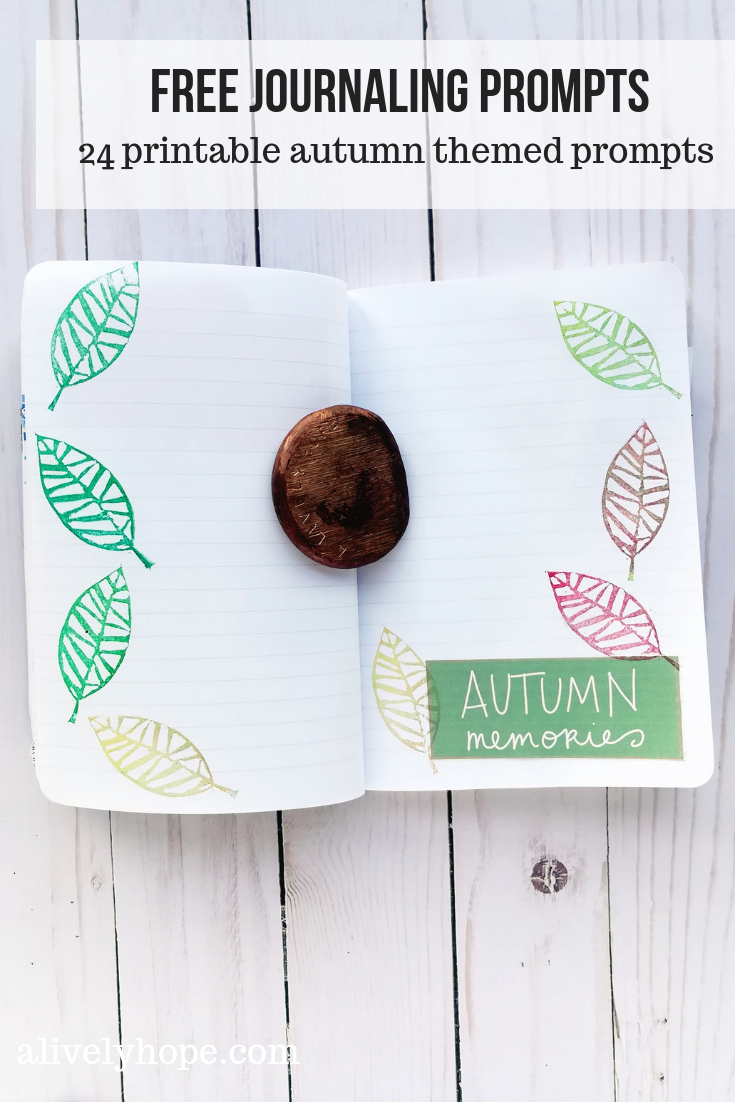 A Lively Hope: Journaling Prompts for Fall Free Printable