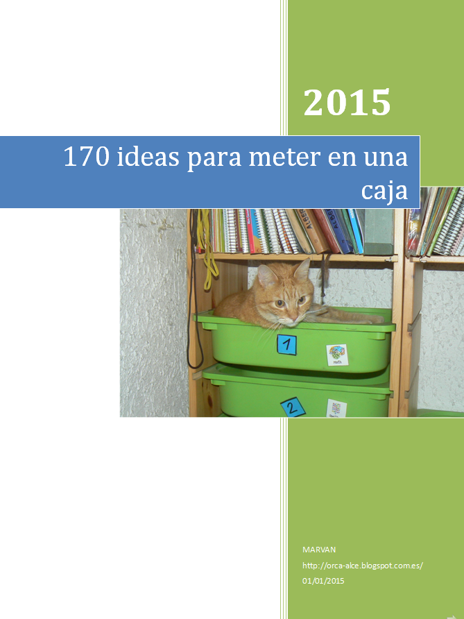 A la venta nuestro dossier: 170 ideas para meter en una caja