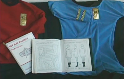 Uniformes de la Flota Estelar creados por Jimm Johnson a partir de los patrones publicados en los libros