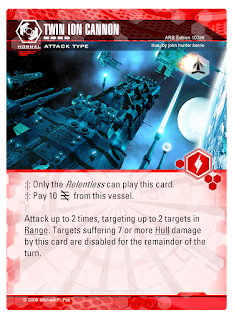ATTACK card Twin Ion Cannon