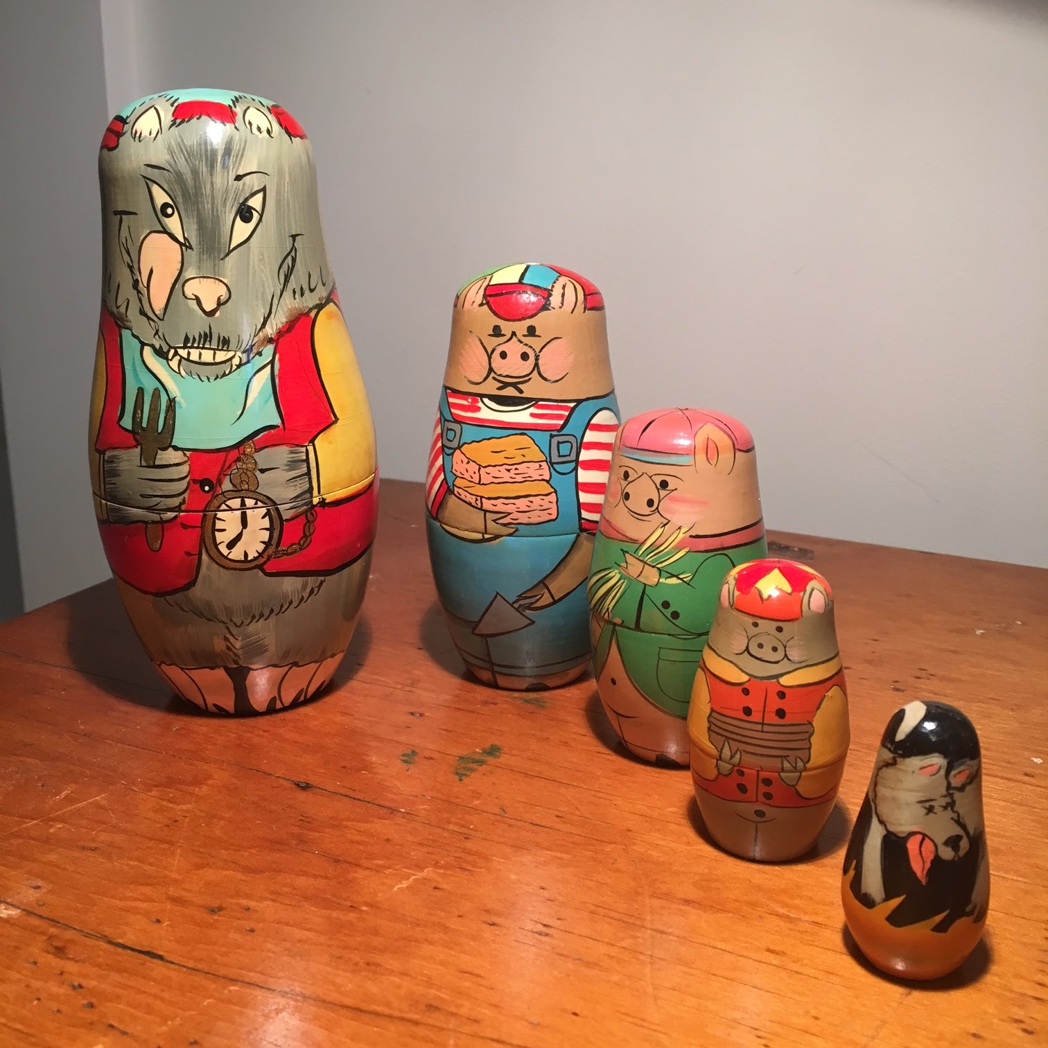 RCN America Maine Exhibit Nesting Dolls