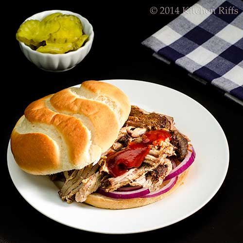 Kitchen Riffs Oven SlowCooked BBQ Pulled Pork