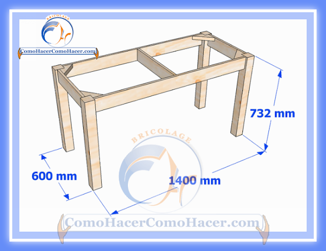 Plano de mesa de madera medidas | Web del Bricolaje Diseño Diy Plano de mesa de madera medidas | Web del Bricolaje Diseño Diy