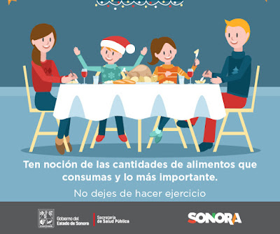 Llama Salud Sonora a comer con moderación