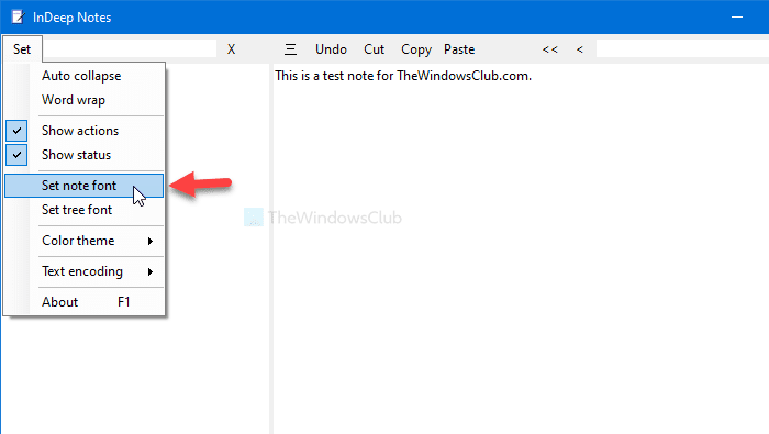 InDeep Notes는 Windows 10용 무료 휴대용 메모 작성 앱입니다.