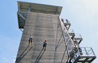 Situational Leadership: Management lesson on different Leadership styles  through Rappelling session