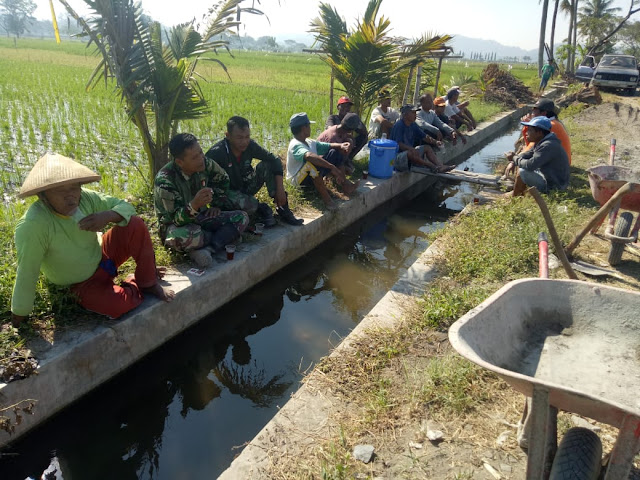 Keakraban TNI Dan Rakyat Terjalin Di TMMD Reguler 105 Tahun 2019 Kodim Klaten 