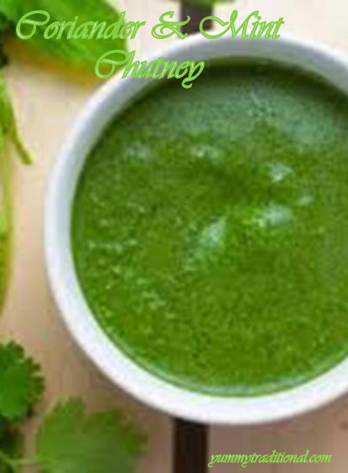 Coriander Mint Chutney Recipe Yummy Traditional