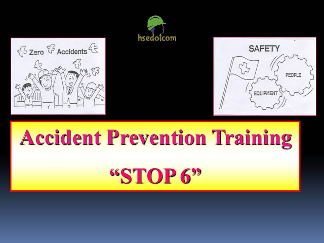 What is Stop 6 Accident ?? Accident Prevention Method Training PPT 