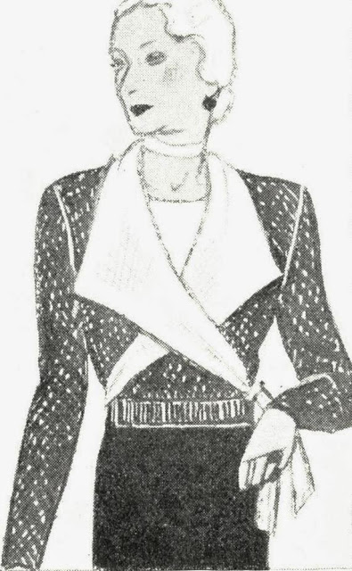 The Vintage Pattern Files Free 1930's Knitting Pattern - Blouse for Older Woman