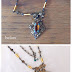 Vintage Czech Crystal necklace restoration: before/after