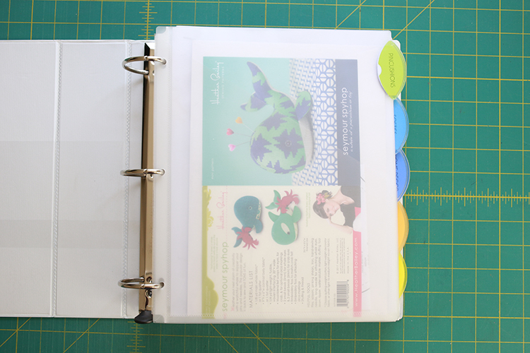 In Color Order How to Organize Paper Sewing Patterns