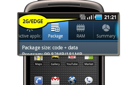 Cara Mengubah Jaringan Edge Menjadi 3G/HSDPA