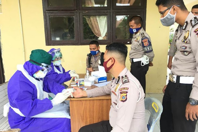 Satu Anggota Polres Aceh Utara Reaktif COVID-19 Juni 7, 2020