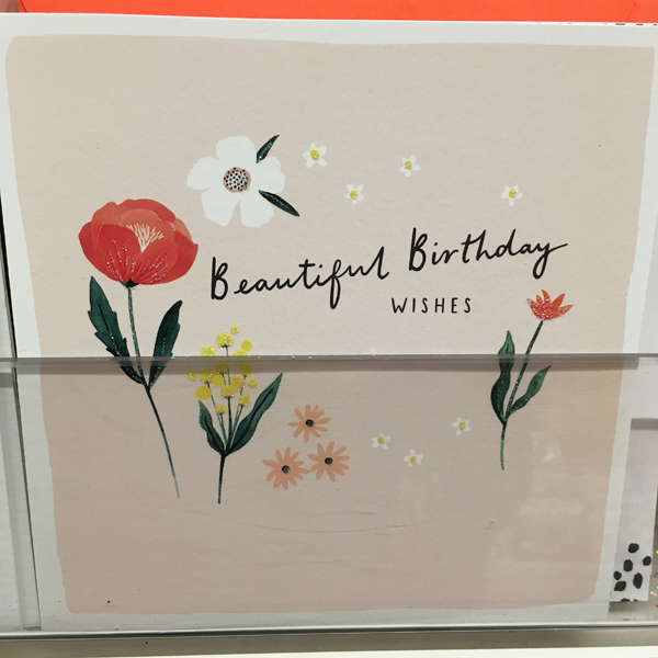 print & pattern GREETINGS CARDS sainsbury's