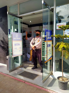 Pengamanan Bank BRI Cabang Pangkep Oleh Unit Pam Obvit Sat Samapta Polres Pangkep.