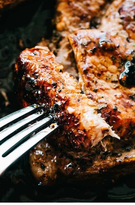 Honey Garlic Baked Pork Chops