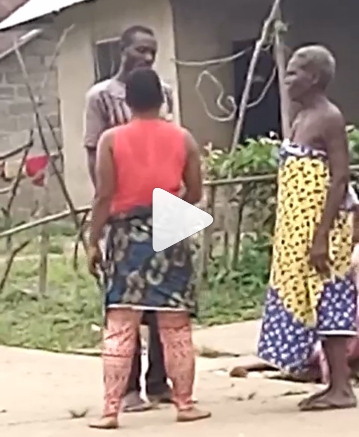 Wife beating her husband