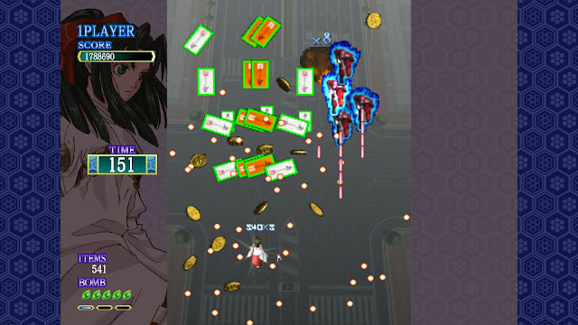 Castle of Shikigami review bullet hell shooter steam