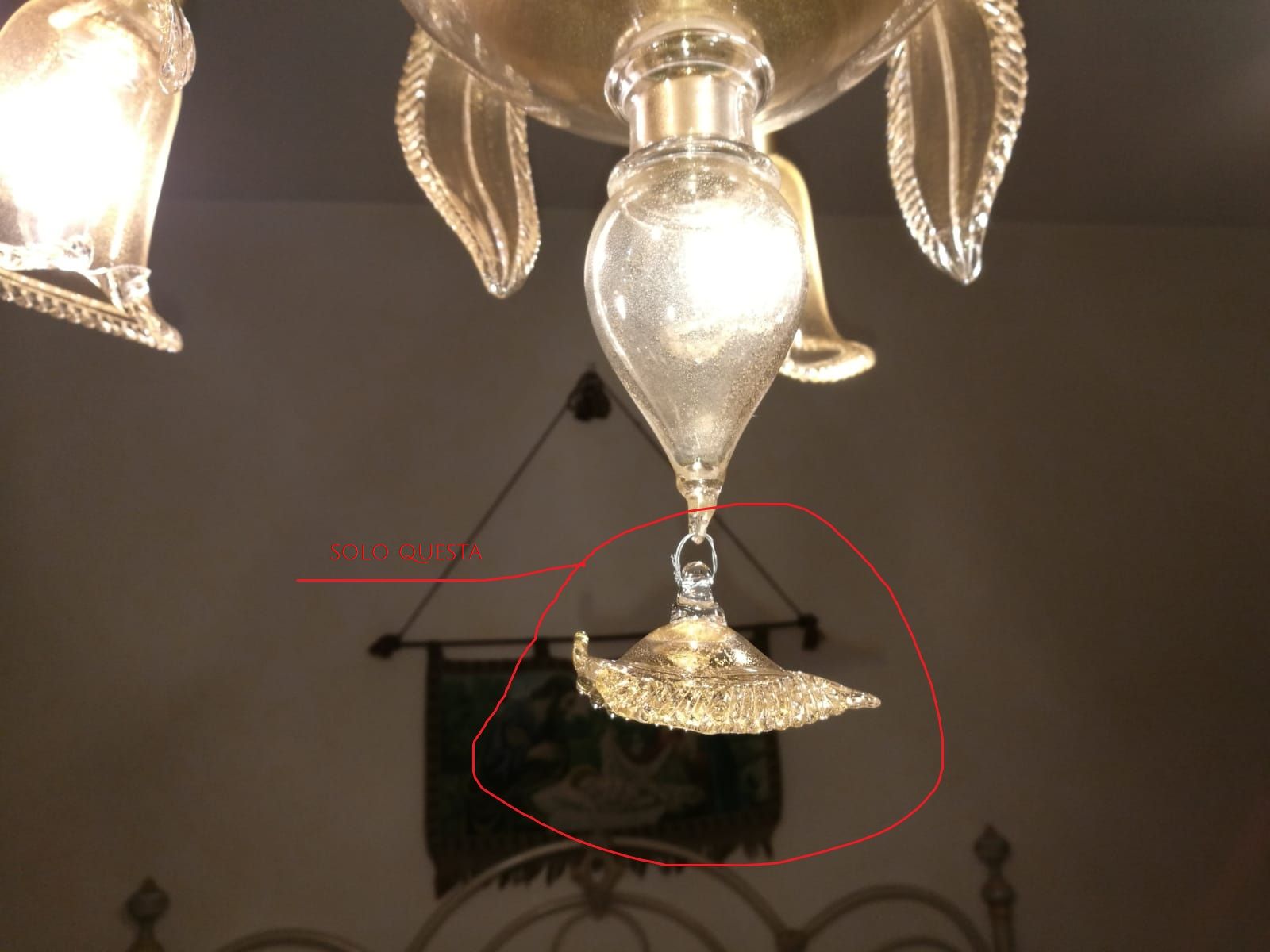 Restauro & ricambi lampadari in vetro di Murano