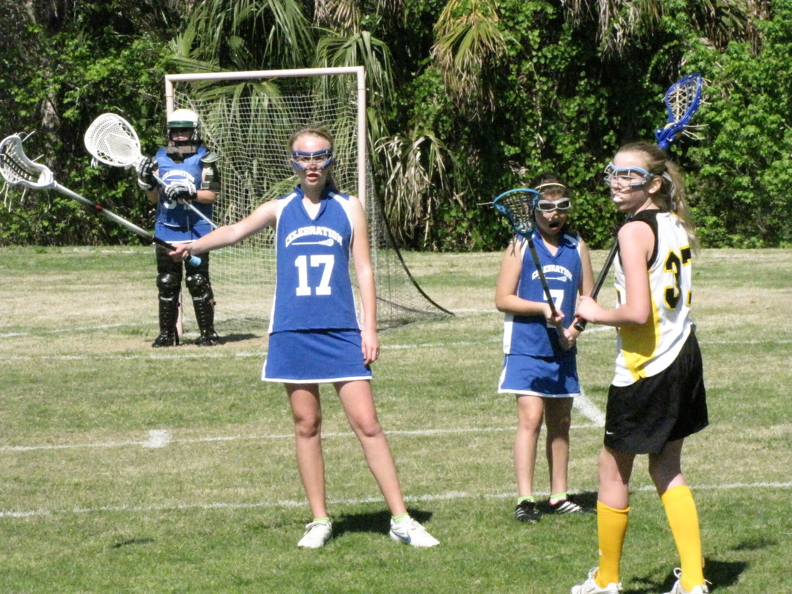 The Lowell Family Middle school lacrosse game