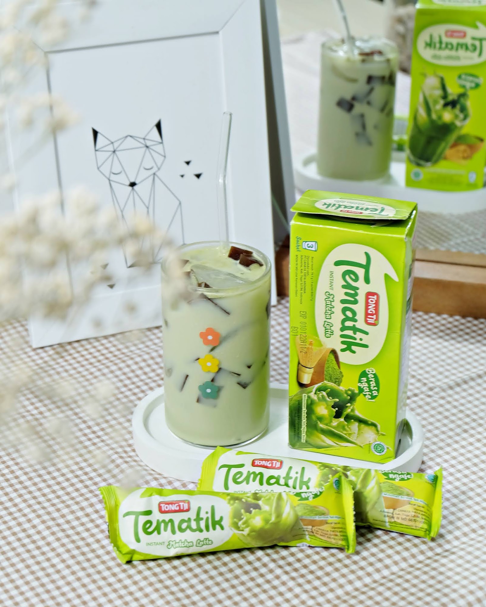 Review  Tematik Matcha Latte dari Tong Tji; Minum Enak tanpa Takut Gemuk