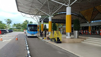 bus trans siginjai masu bandara sultan thaha jambi