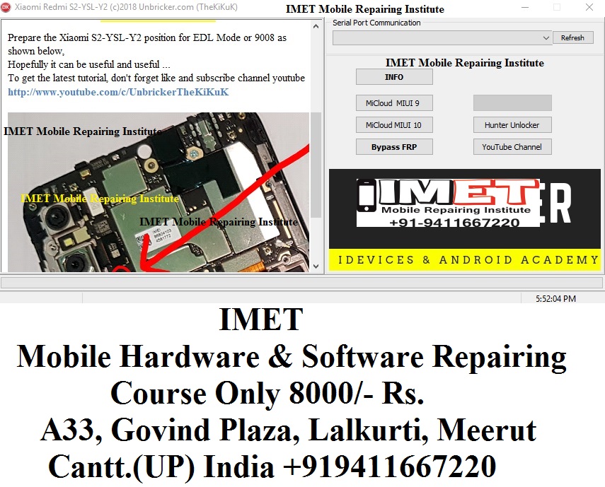 IMET Mobile Repairing Institute IMET Mobile Repairing Course