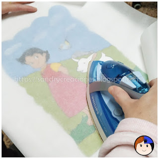 Customizar camiseta pintura textil paso 6