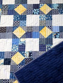 Scrappy Susannah quilt block tutorial from Andy at A Bright Corner