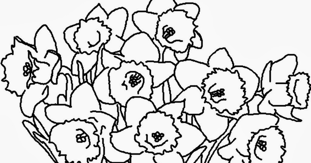 malvorlagen frühlingsblumen