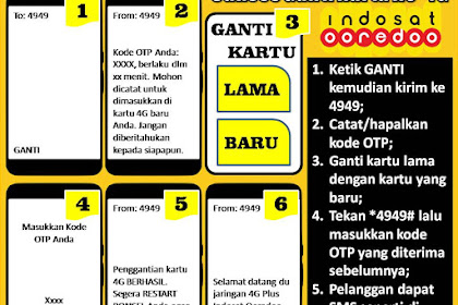 6 Langkah Mudah Mengganti Kartu Lama Indosat ooredoo
