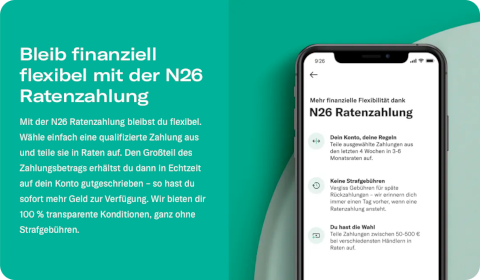 N26 Ratenzahlung
