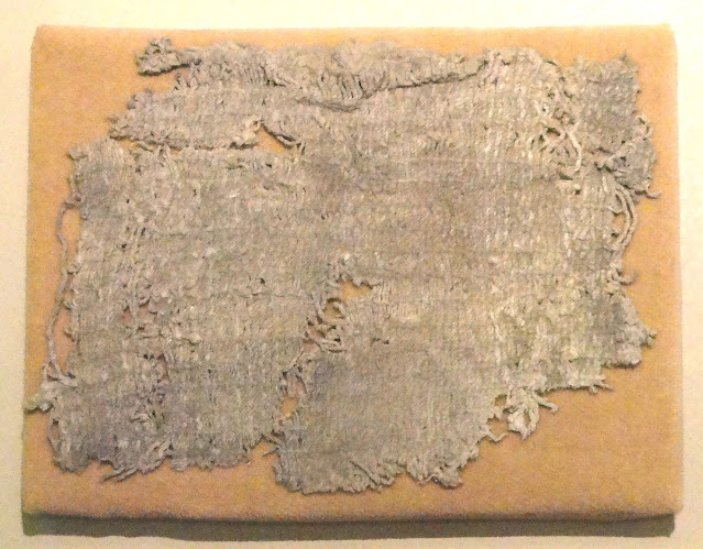 Фрагмент хлопковой ткани из Уака Приета, 2500 г. до н.э. - Американский музей естественной истории, Нью-Йорк