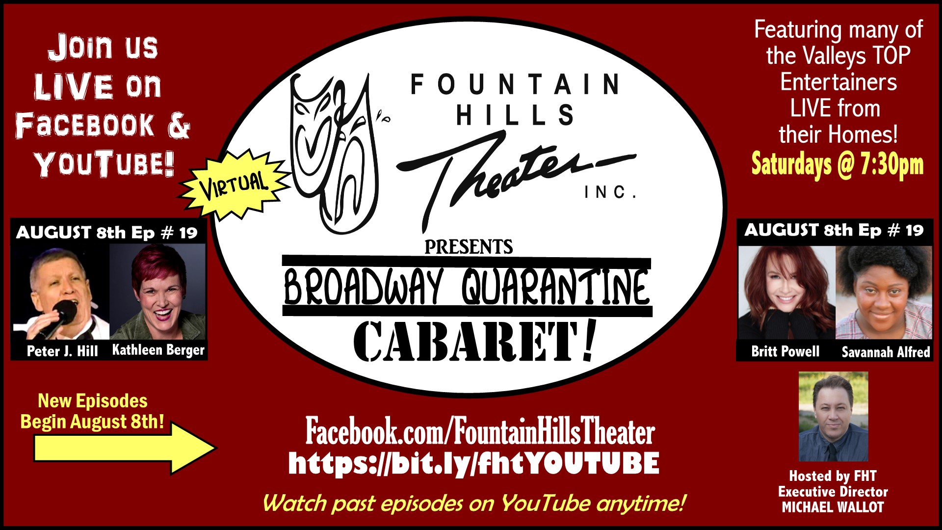 PHX Stages Fountain Hills Theater's BROADWAY QUARANTINE CABARET